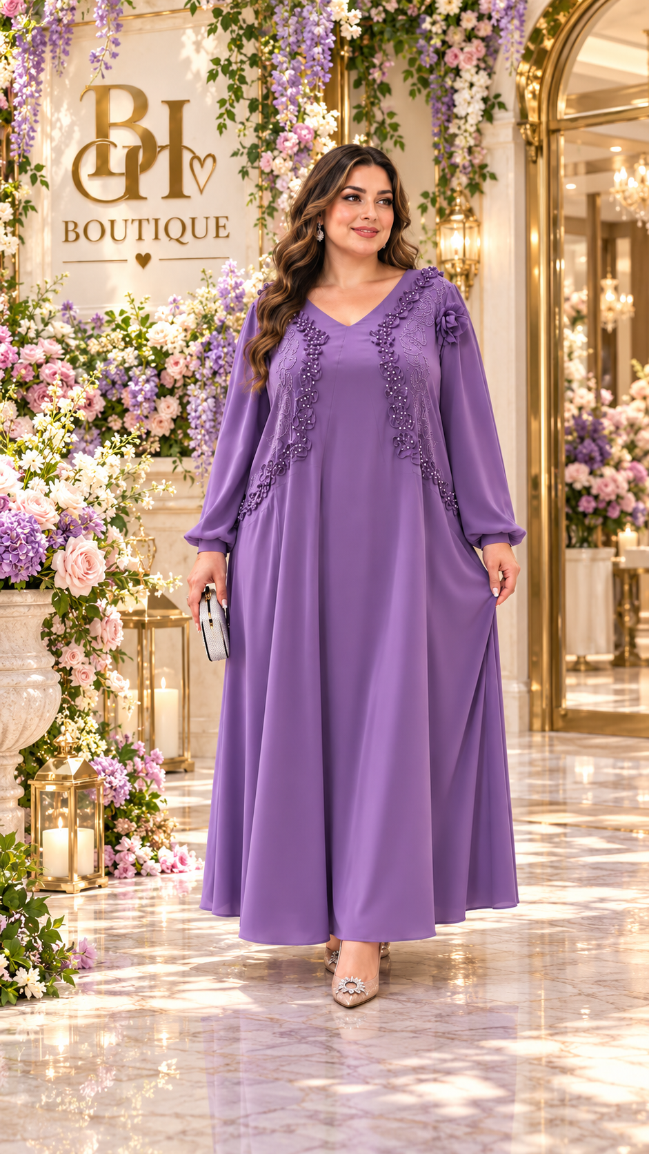 Lavender Purple Dress