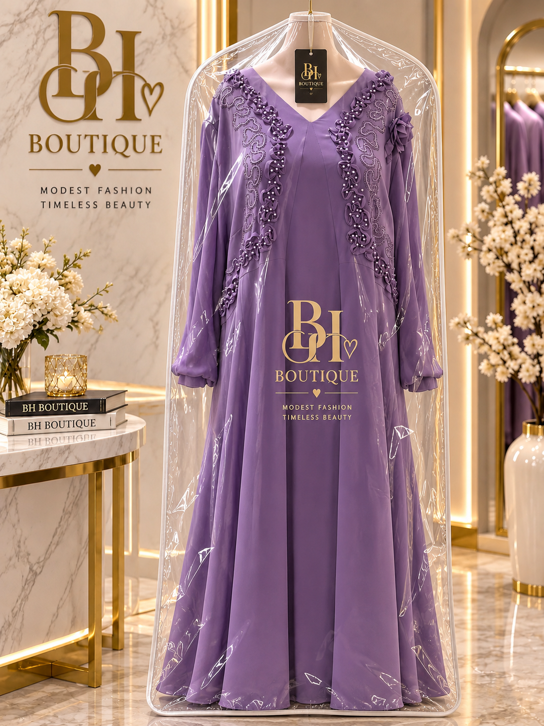 Lavender Purple Dress