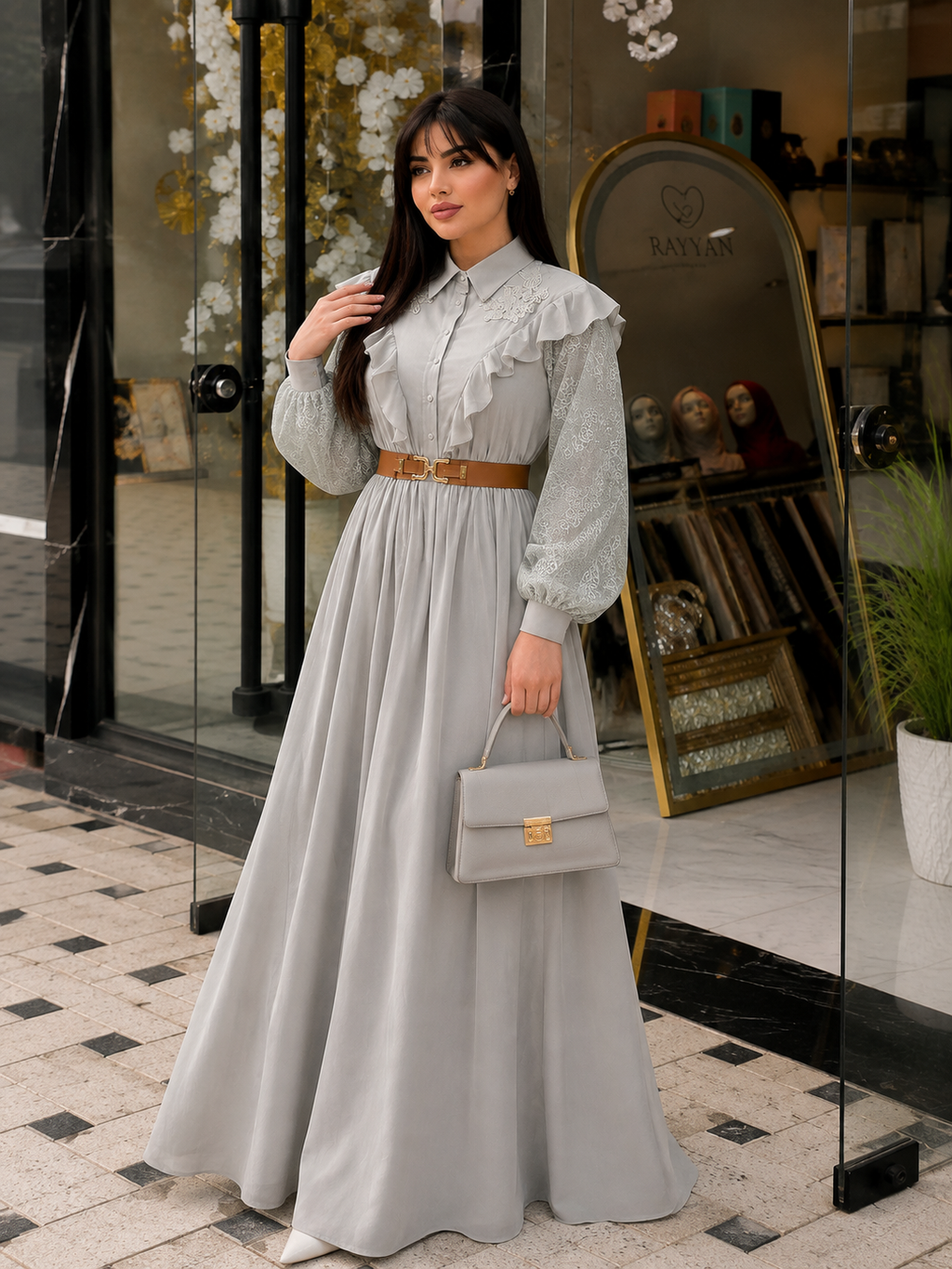 Pearl Grey Dress