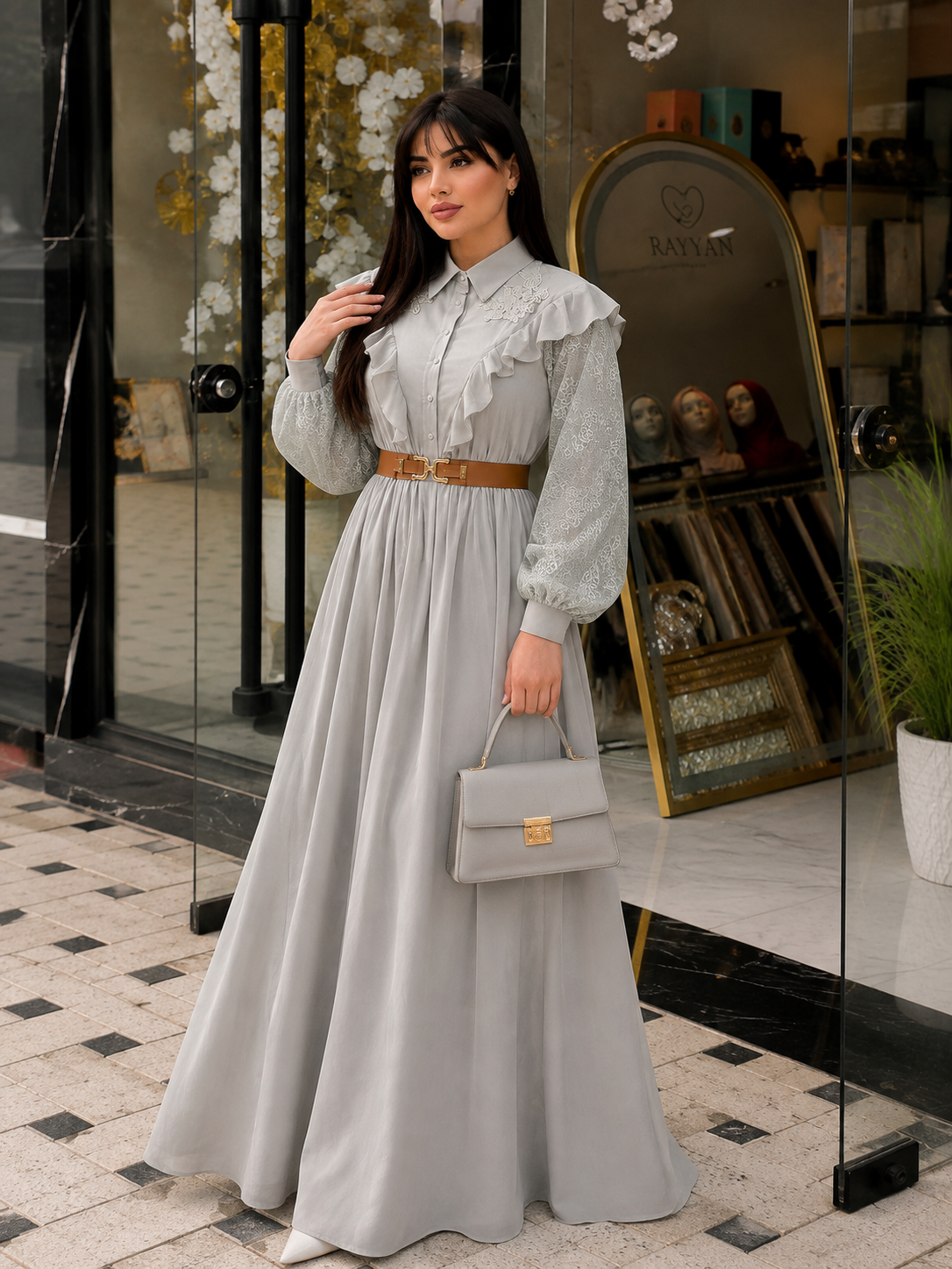 Pearl Grey Dress