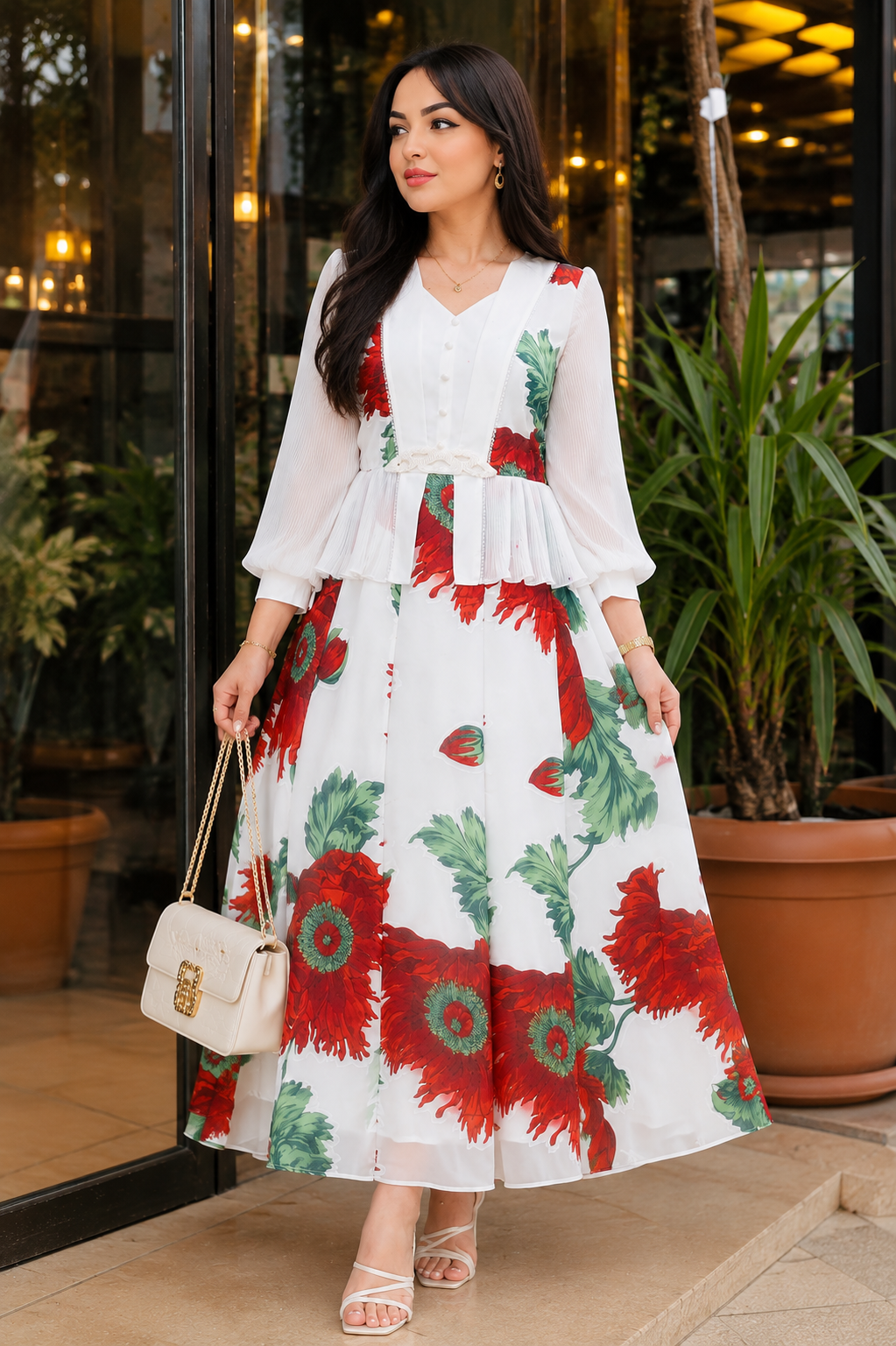 Rose Garden Skirt Set