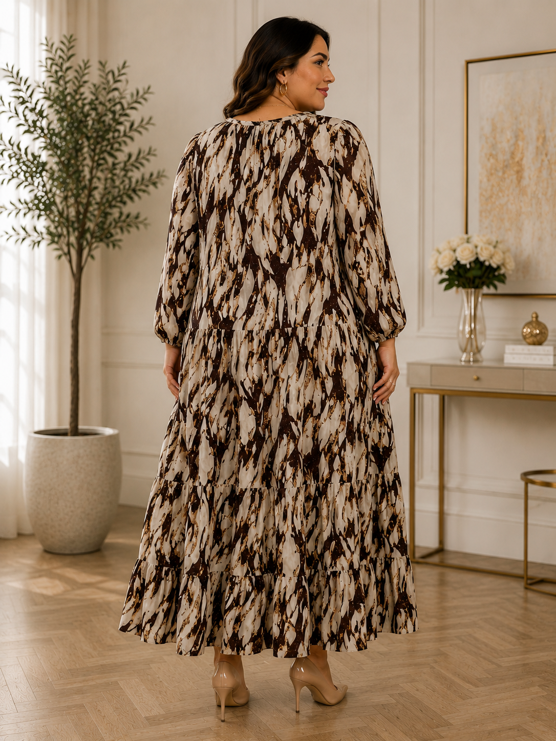 Earthy Dress by BH Boutiques