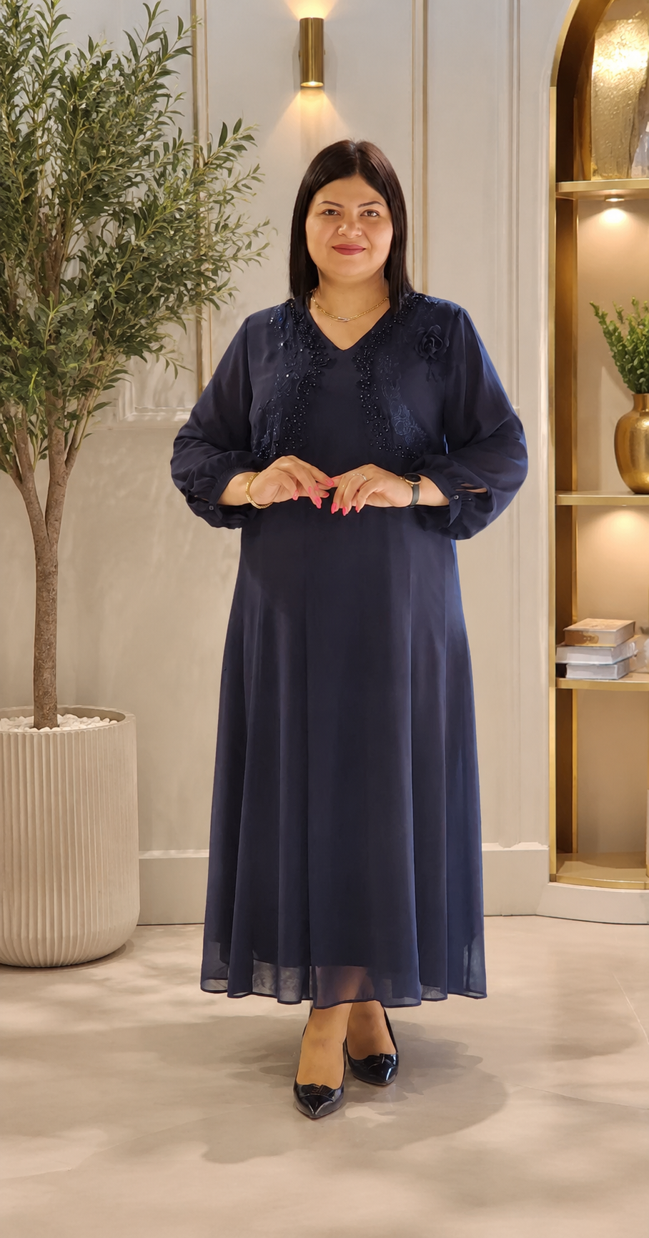 Midnight Bloom Maxi Dress by BH Boutiques, photo 2