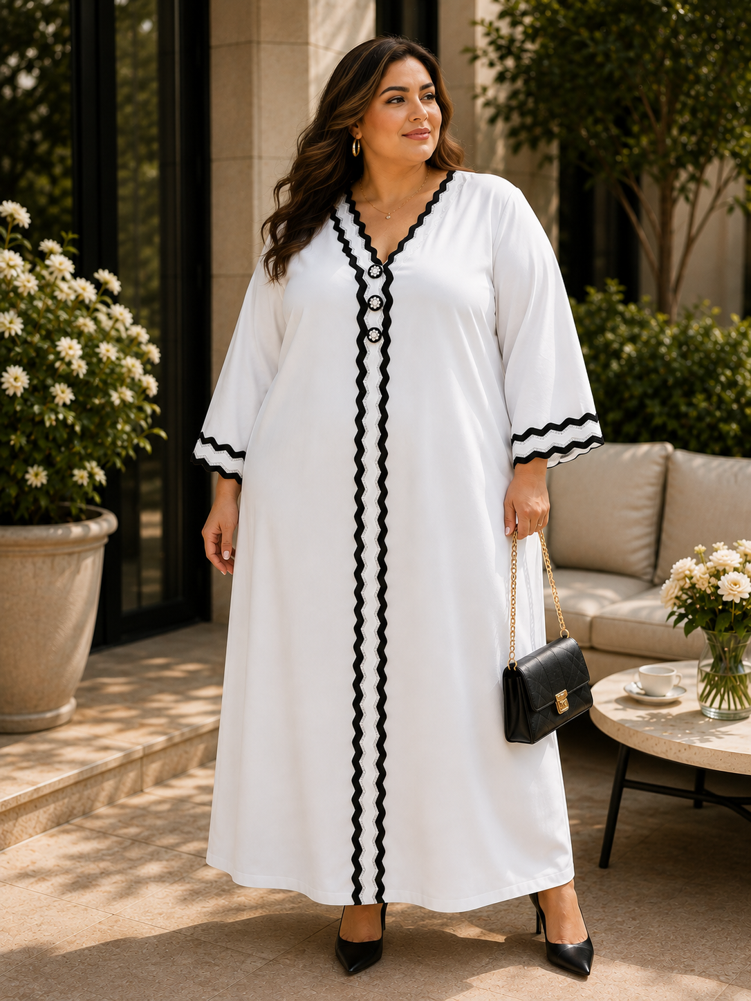 Wave Trim Dress by BH Boutiques, photo 3