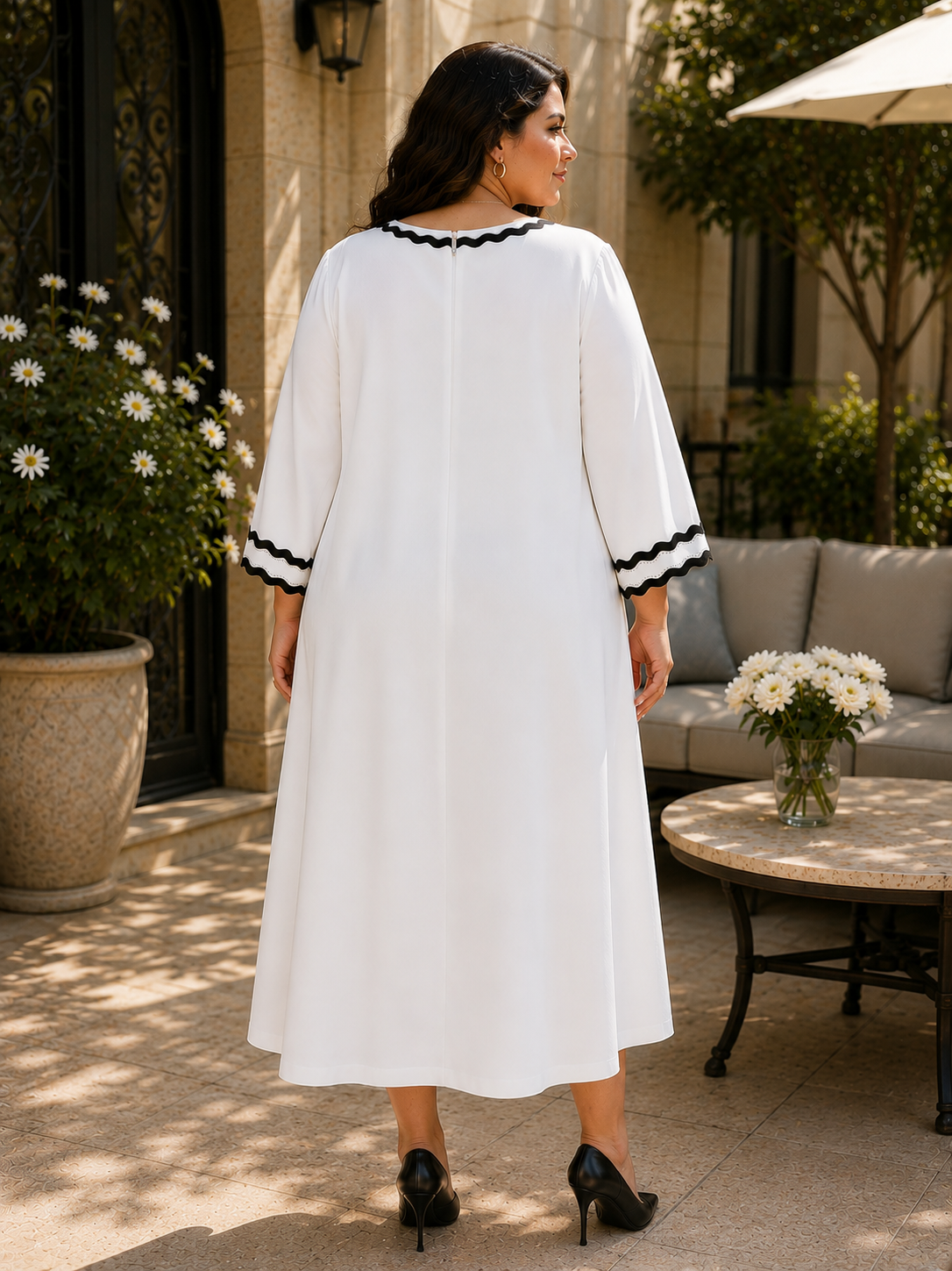 Wave Trim Dress by BH Boutiques, photo 4