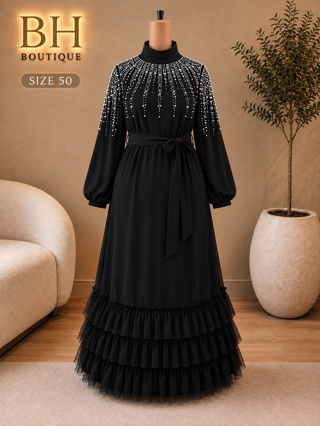 Dubai style party gown