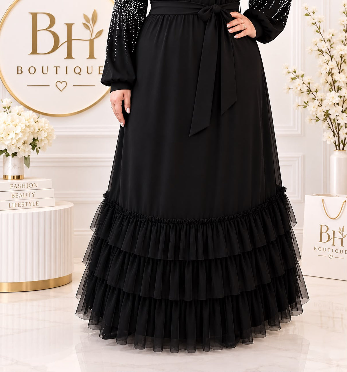 Dubai style party gown