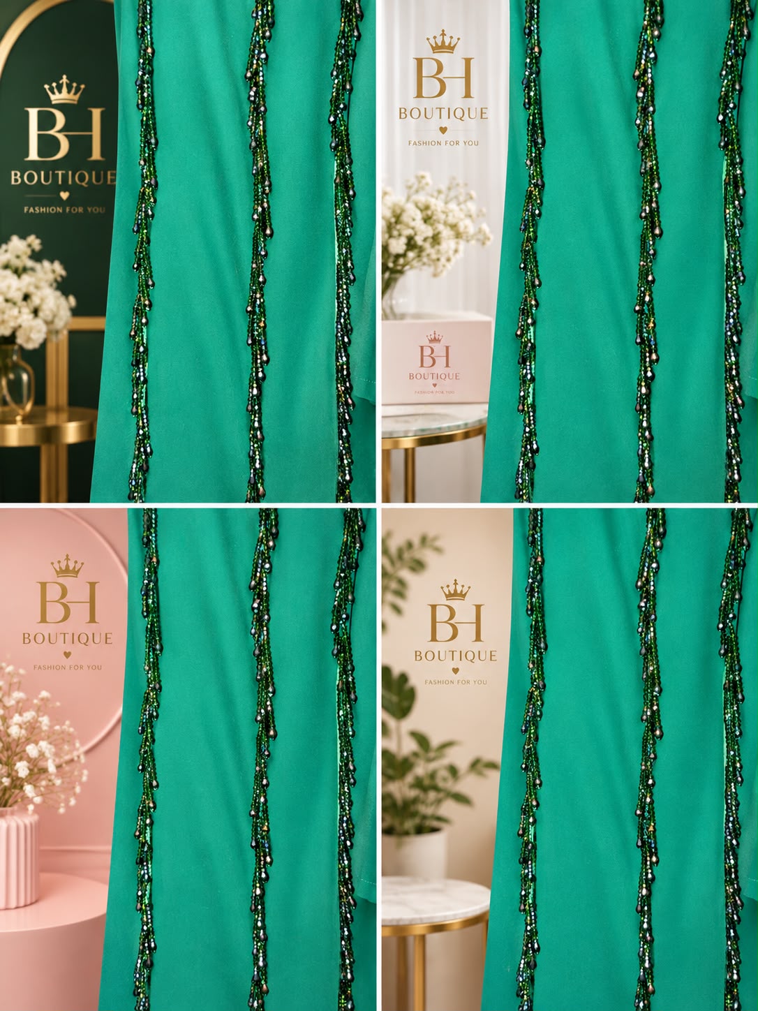 Noor Al-Emerald Maxi dress