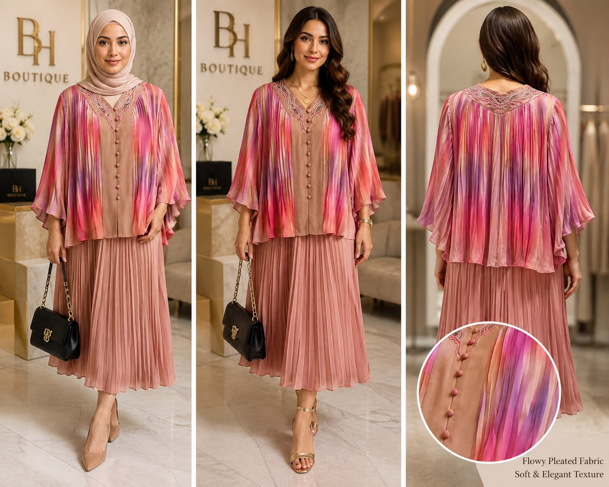 Rosé Bloom Dress
