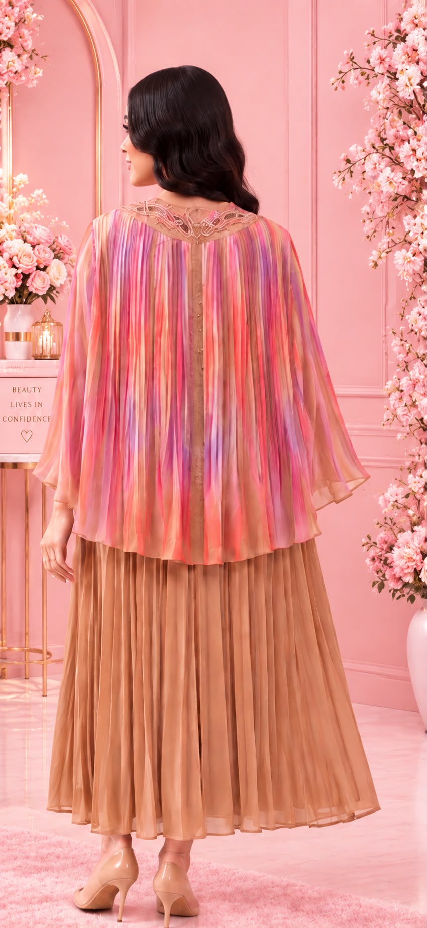 Rosé Bloom Dress