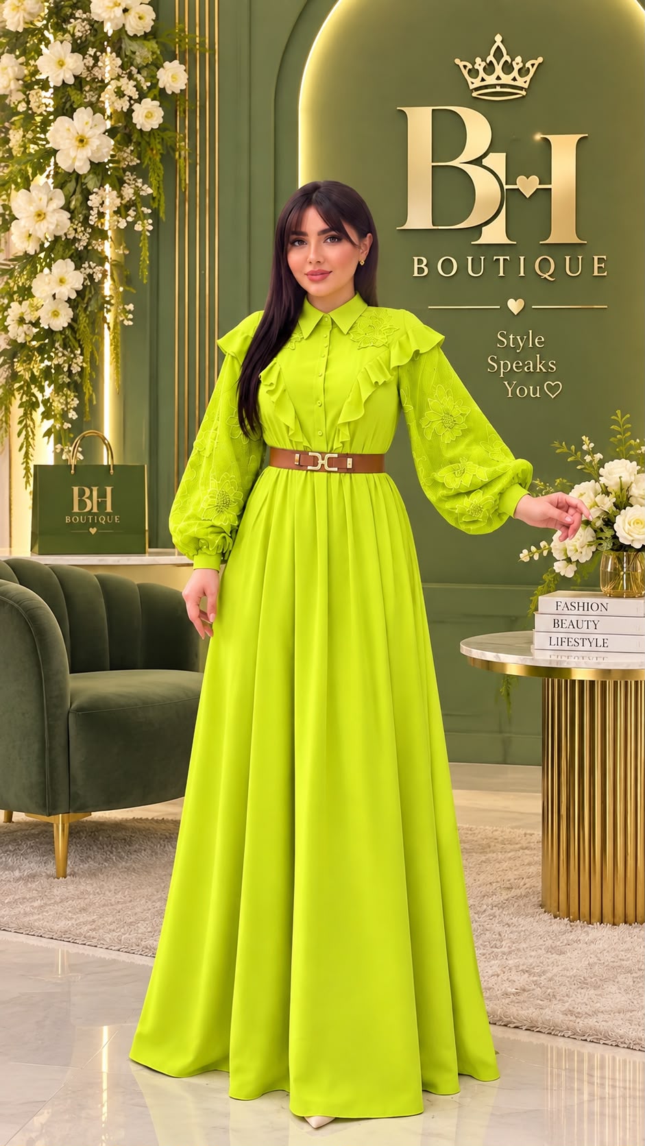 Jade Green Dress