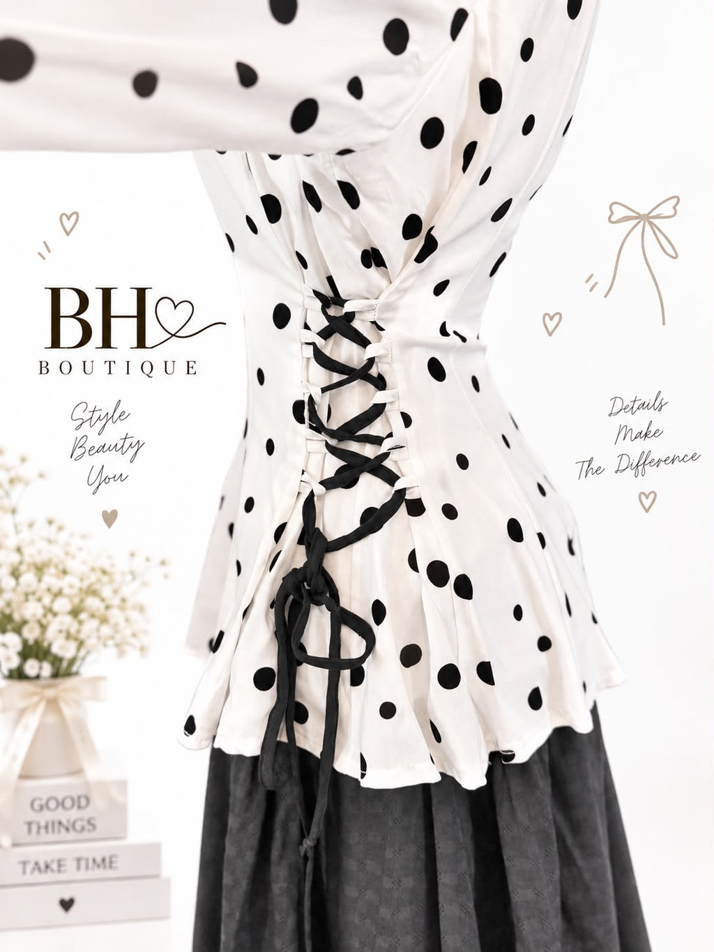 Polka Dot Skirt Set